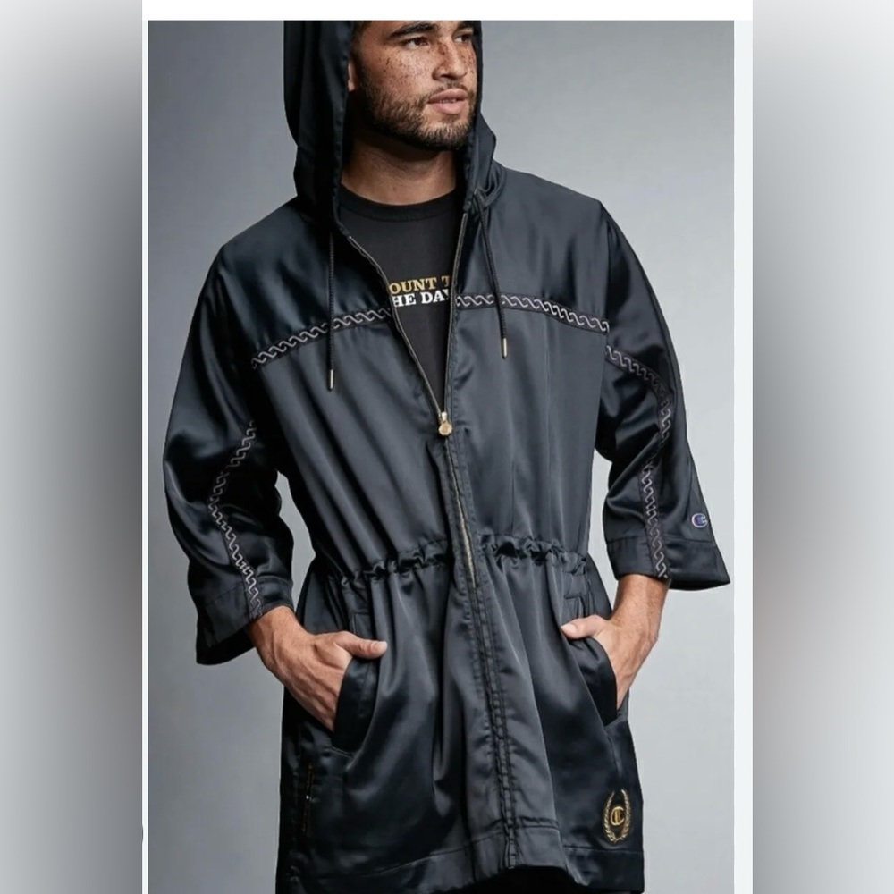 Champion X Muhammad Ali Satin Boxing Robe Jacket